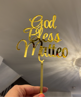 Acrylic Cake Topper