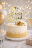 Years loved acrylic cake topper