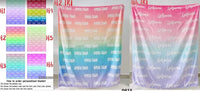 CUSTOMIZED NAME BLANKETS