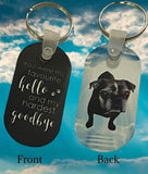 Memorial Keychain Oval