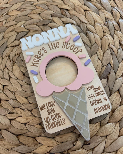 Ice Cream Photo Frame Magnet