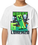 Minecraft birthday shirt