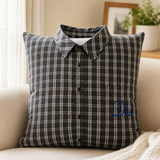 Memorial shirt pillow with embroidery