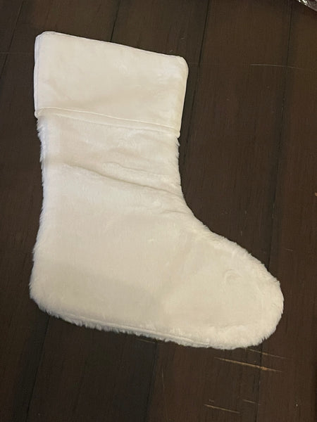 White Fur Stocking
