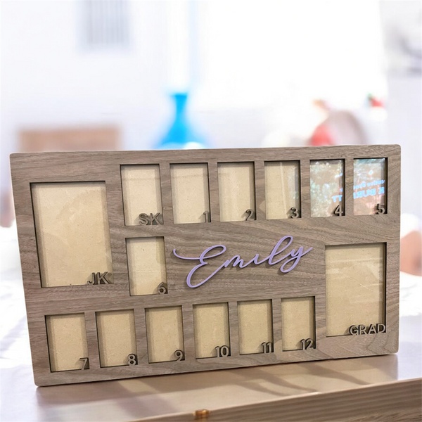 School year photo frame