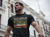 You are awesome DAD character t-shirt