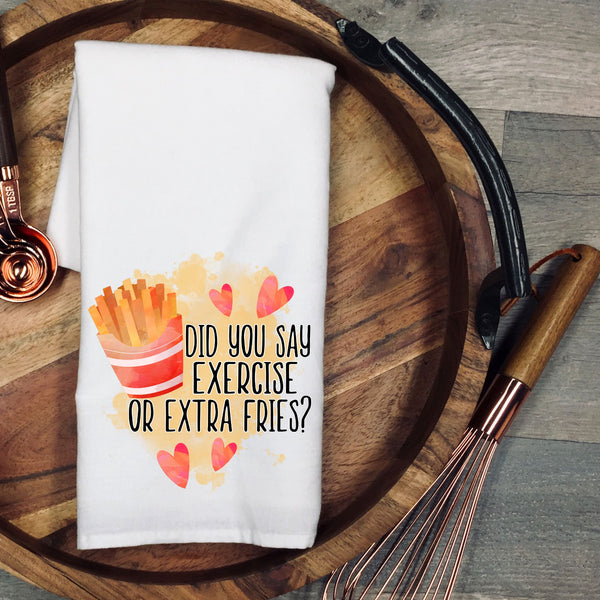 Extra Fries Kitchen Towel