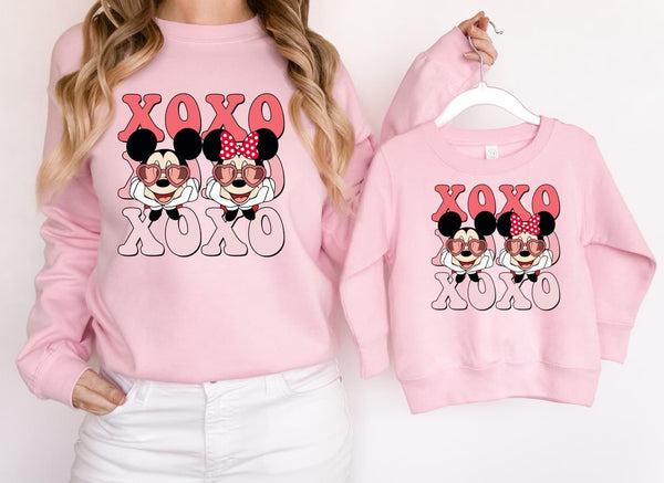 XOXO mommy and me sweater