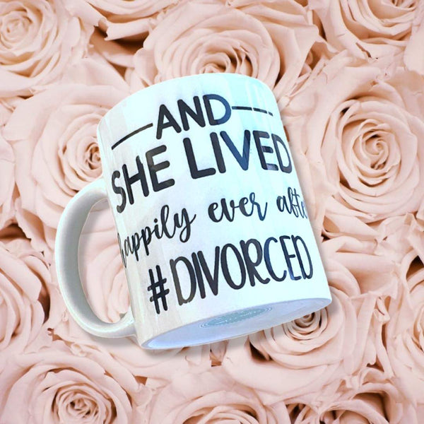 Happily ever after divorce mug