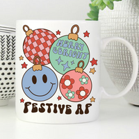 Festive AF mug