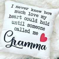 Gramma pillow