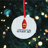 Ketchup ornament
