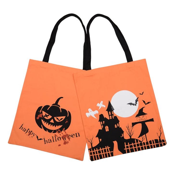 Orange Halloween bags