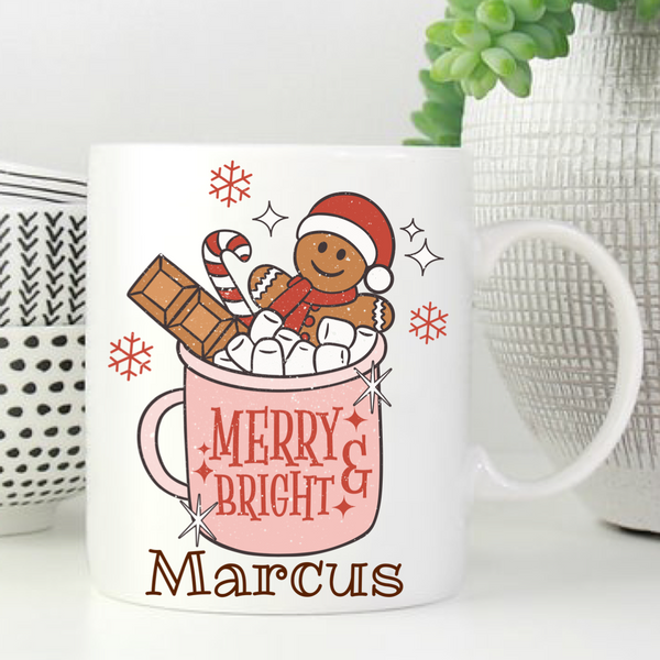 Merry and bright UNBREAKABLE mug