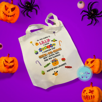 Halloween autism trick or treat bag