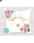 Pink flowers Stat Pillow