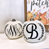 Halloween personalised pumpkins