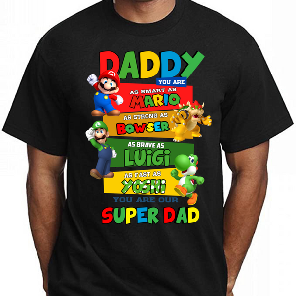 Father’s Day Super Mario  shirt