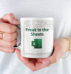 Freak in the sheets mug