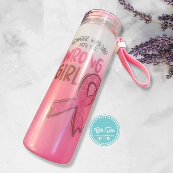 Breast cancer tumbler