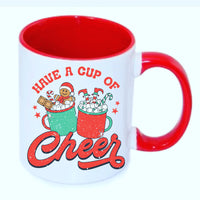 Have a cup of cheer red mug