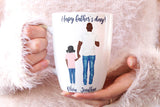 Father and children mug