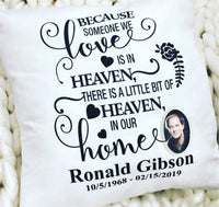 Memorial pillow